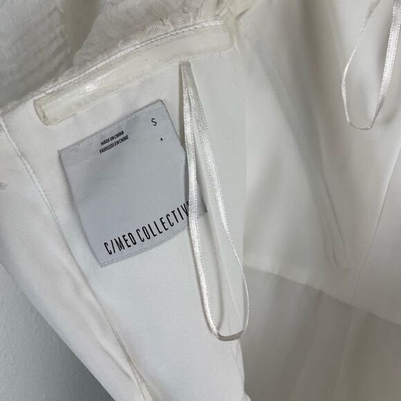 NWT C/MEO COLLECTIVE Temptation Strapless White Dress Size S - Picture 7 of 8